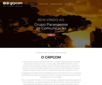 GRpcom.com.br(Grupo Paranaense de Comunicação) Screenshot