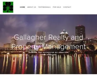 GRPmrentsrochester.com(Gallagher Realty & Property Management) Screenshot