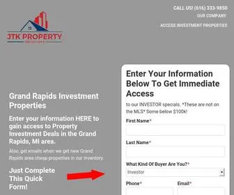 GRpropertydeals.com(Fixer Upper Deals Grand Rapids) Screenshot