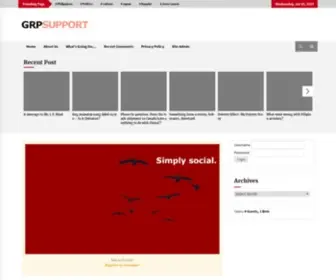 GRpsupport.com(GRPsupport) Screenshot