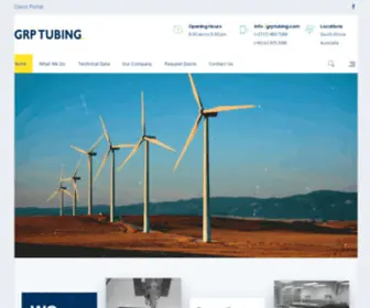 GRptubing.com(GRP TUBING) Screenshot