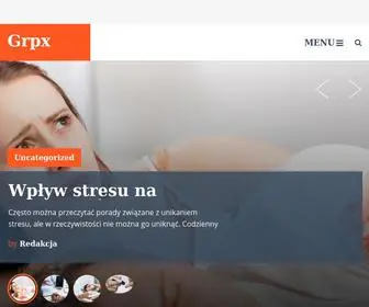 GRPX.pl(Blog o zdrowiu) Screenshot