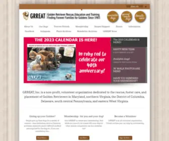 Grreat.org(Golden Retriever) Screenshot