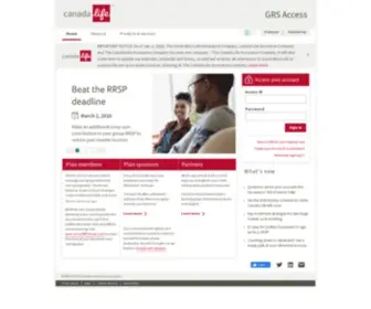 Grsaccess.com(Grs access) Screenshot
