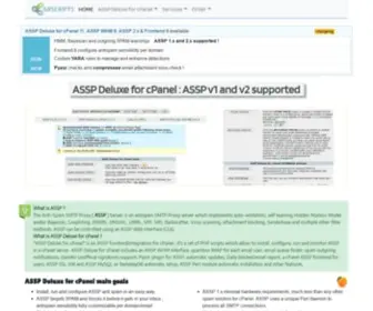 GRScripts.com(ASSP Deluxe for cPanel) Screenshot