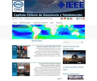 GRSS-Chile.cl(IEEE Geoscience and Remote Sensing Chile) Screenshot