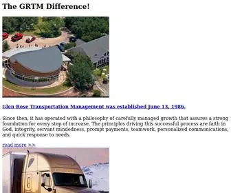 GRtminc.com(Glen Rose Transportaion Management) Screenshot