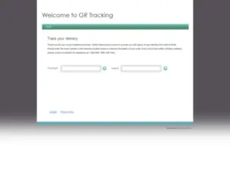GRtracking.com(PSG Delivery) Screenshot