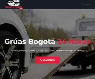 Gruasbogota24Horas.com(Servicio de Grúas en Bogotá las 24 horas del día. Cubrimos toda la ciudad) Screenshot