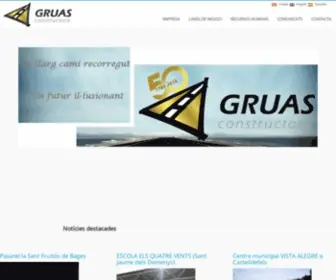 Gruasconstructora.com(Empresa constructora) Screenshot