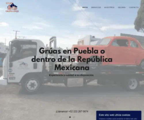 Gruasdasa.com(Grúas Dasa) Screenshot