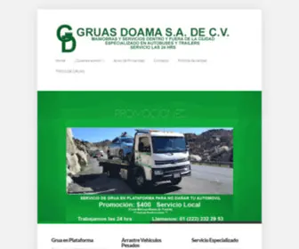 Gruasdoama.com(GRUAS DOAMA) Screenshot