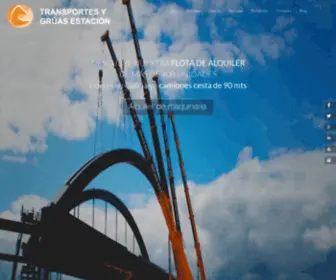 Gruasestacion.com(Transportes y gruas estacion) Screenshot