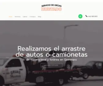 Gruashurtado.com.mx(Arrastre de autos las 24 horas en Querétaro) Screenshot