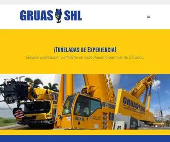 Gruasshl.com(GRUAS SHL) Screenshot