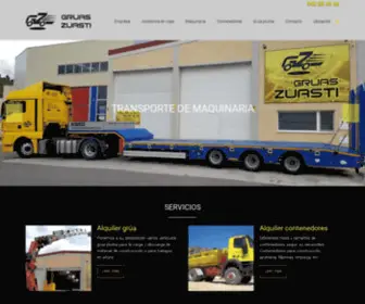 Gruaszuasti.com(Grúas) Screenshot