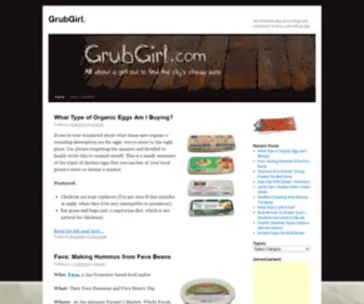 Grubgirl.com(San Francisco Bay Area cheap eats) Screenshot