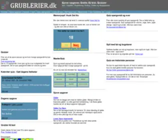 Grublerier.dk(Quiz spørgsmål og svar) Screenshot