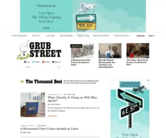 Grubstreet.com(Grub Street) Screenshot