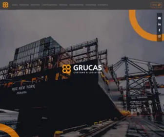 Grucas.com(Customs & Logistics) Screenshot