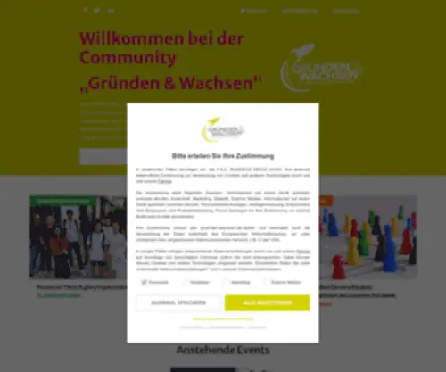 Gruenden-Foerdern-Wachsen.de(Gründen) Screenshot