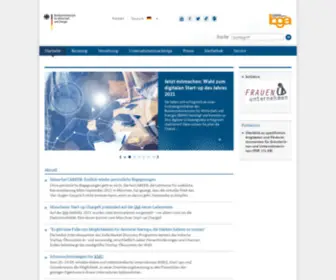 Gruenderinnenagentur.de(Startseite) Screenshot