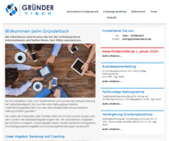 Gruendertisch.de(Fachkundige Stellungnahme) Screenshot