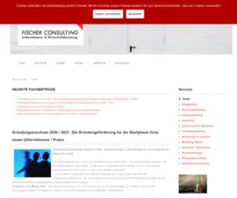 Gruendung-Online.de(Gründungsberatung und Unternehmensberatung bundesweit. Fachkundige Stellungnahmen Freie Berufe) Screenshot