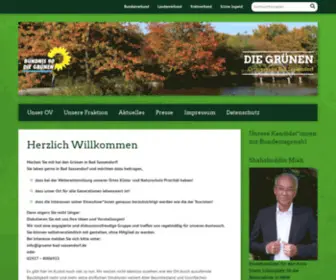 Gruene-Bad-Sassendorf.de(Grünen) Screenshot