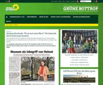 Gruene-Bottrop.de(Grüne Bottrop) Screenshot
