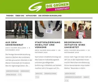 Gruene-Eisenstadt.at(Grüne) Screenshot