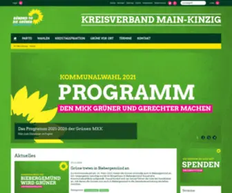 Gruene-Main-Kinzig.de(Kreisverband main) Screenshot