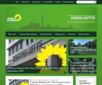 Gruene-Mitte.de(Willkommen) Screenshot