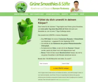 Gruene-Smoothies.info(Grüne Smoothies Infoportal) Screenshot