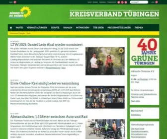 Gruene-Tuebingen.de(Grüner Kreisverband Tübingen) Screenshot