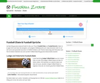 Gruene-Zitate.de(Fussball-Zitate & Fussball-Sprüche) Screenshot