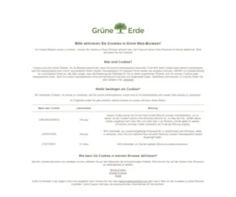 Grueneerde.com(Der Österreichische Hersteller für ökologisch) Screenshot