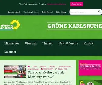 Gruenekarlsruhe.de(Grüne) Screenshot