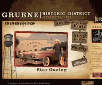 Gruenetexas.com(Gruene Historic District) Screenshot