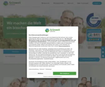 Gruenwelt.de(Grünwelt Energie) Screenshot