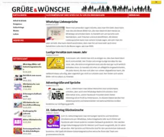 Gruessewuensche.de(Glückwünsche) Screenshot