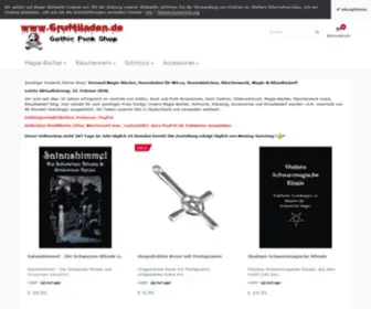 Gruftiladen.de(Günstiger Esoterik Online) Screenshot