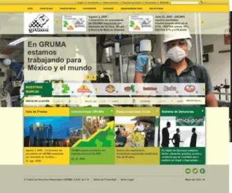 Gruma.com(Orgullosamente mexicana) Screenshot