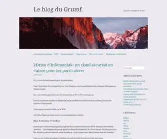 Grumf.net(Le blog du Grumf) Screenshot