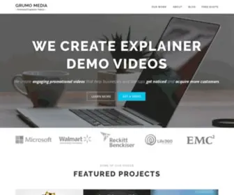 Grumomedia.com(Animated Video and Explainer Video Production) Screenshot