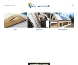 Grun-Power.sk(Hlavná stránka) Screenshot