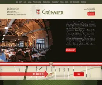 Grunauerkc.com(Grünauer) Screenshot