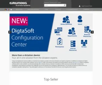 Grundig-GBS.com(Sprachverarbeitungslösungen aus einer Hand) Screenshot