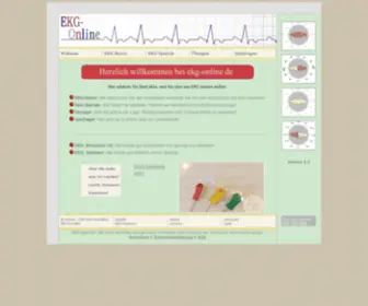 Grundkurs-EKG.de(Ausf黨rlicher und anschaulicher EKG) Screenshot