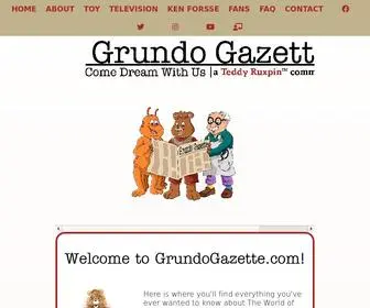 Grundogazette.com(A Teddy Ruxpin Community) Screenshot